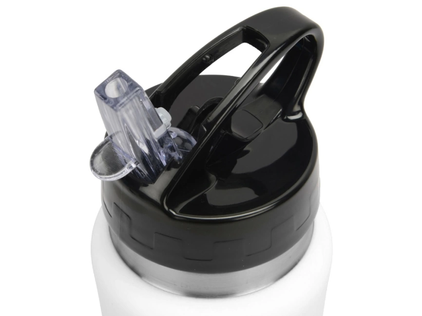 Бутылка спортивная Коста-Рика 600мл, белый фото 3