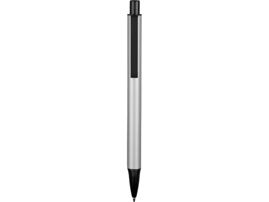 Ручка металлическая шариковая Ellipse овальной формы, серебристый/черный фото 2
