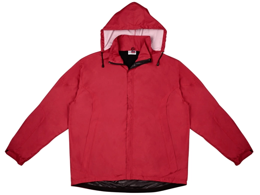Куртка мужская с капюшоном Wind, красный фото 6