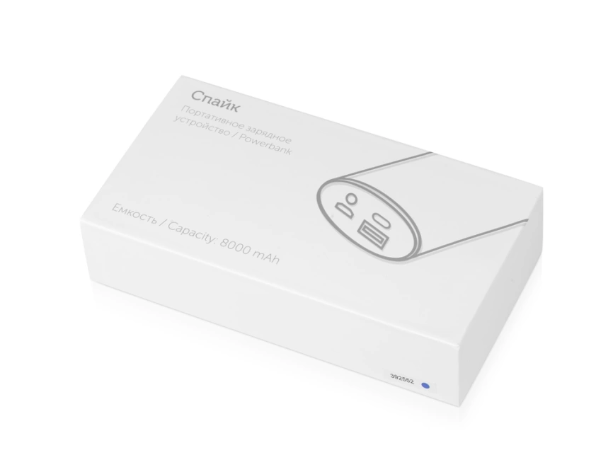 Портативное зарядное устройство Спайк, 8000 mAh, синий фото 9
