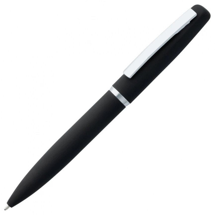 Ручка шариковая Bolt Soft Touch, черная фото 1