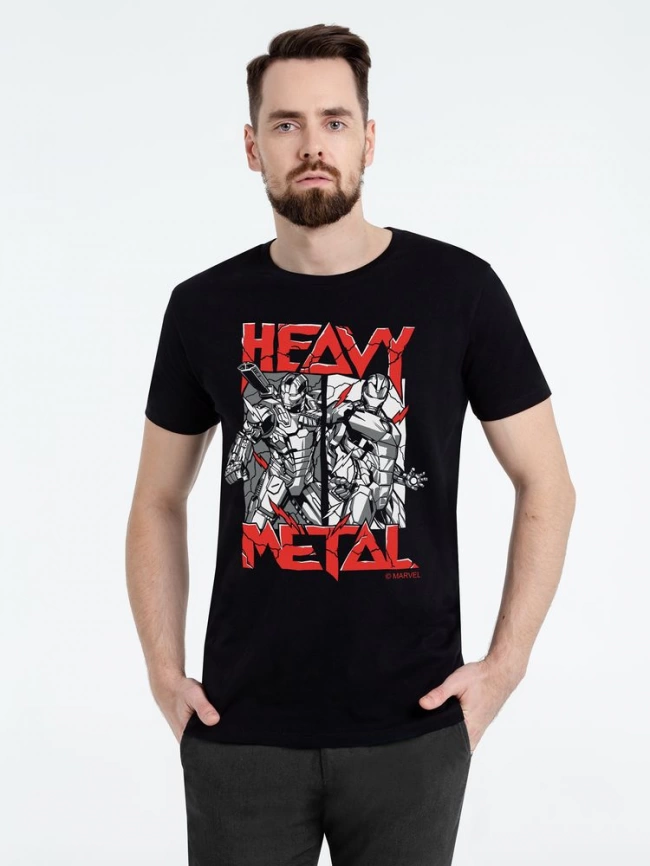 Футболка Heavy Metal, черная, размер L фото 3