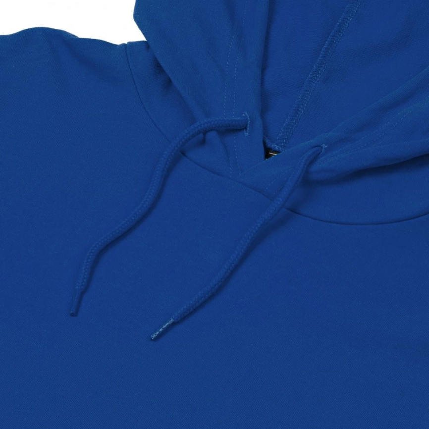 Толстовка с капюшоном унисекс Hoodie, ярко-синяя, размер XS фото 8