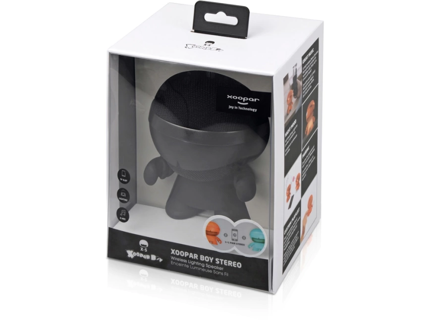 Портативная колонка X5 XOOPAR BOY STEREO, черный фото 9