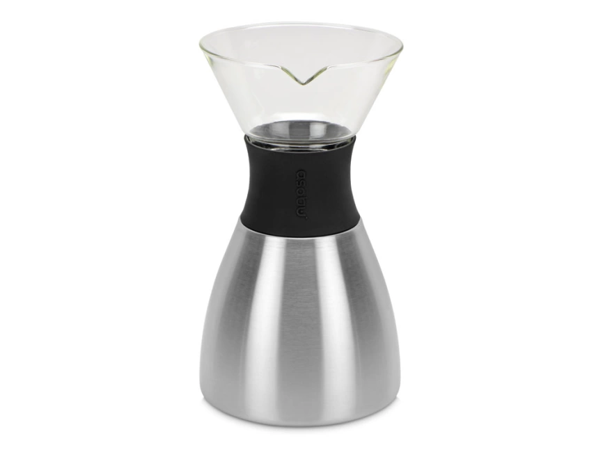 Кофеварка POUR OVER, 1000 мл, серебристый/черный фото 1
