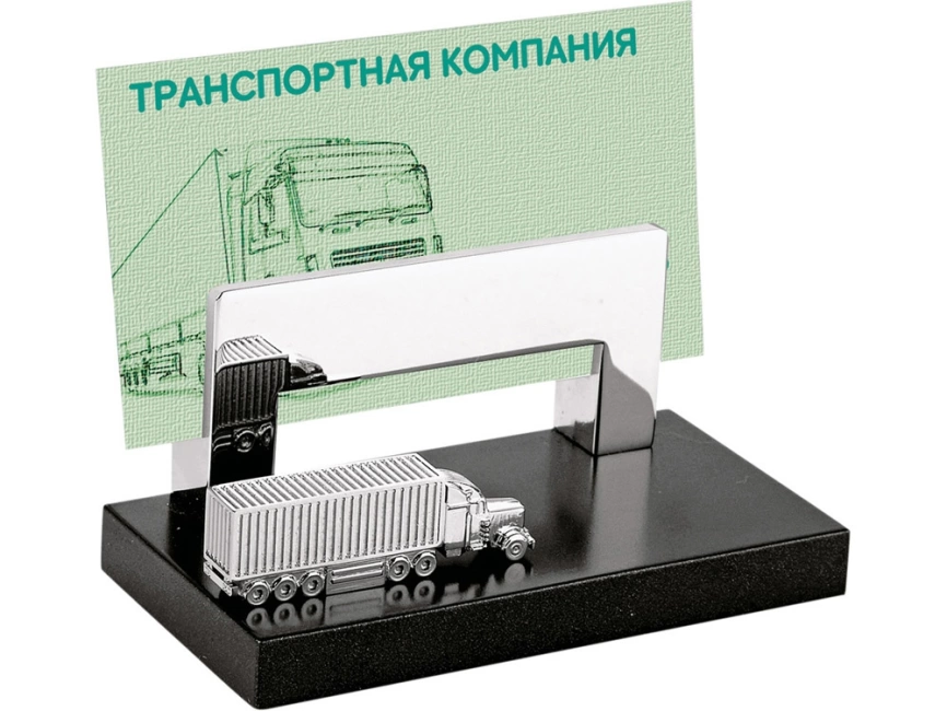 Подставка для визиток с фурой фото 1