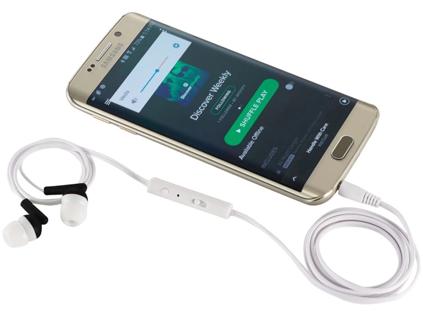 Наушники Earbuds, черный фото 2