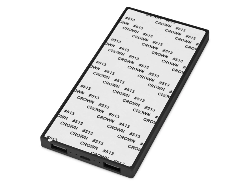 Портативное зарядное устройство Render с полноцветной, 5000 mAh, черный фото 2