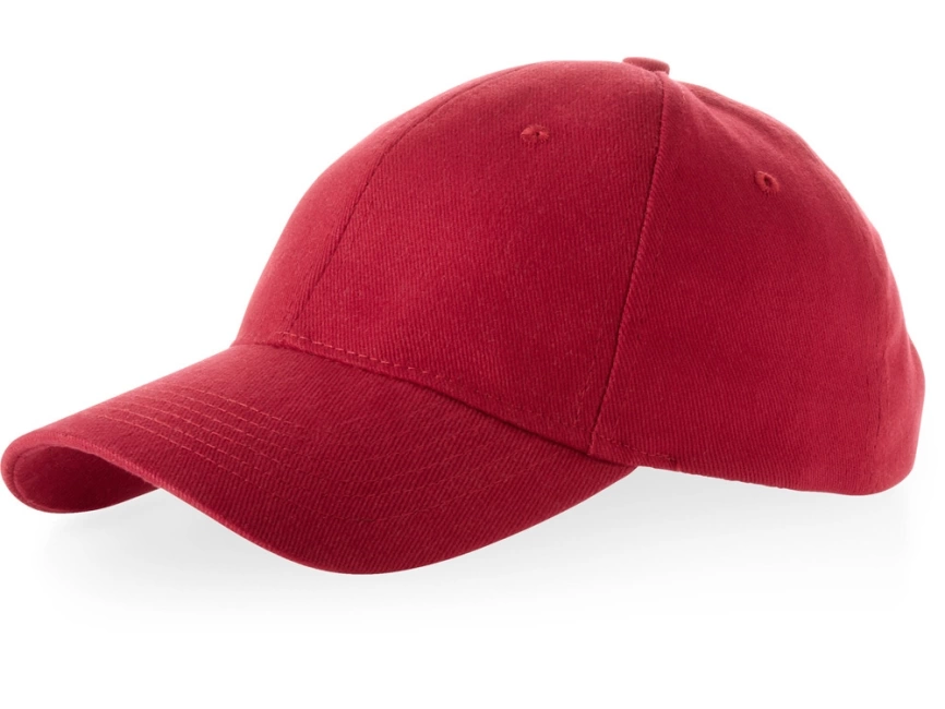 Бейсболка Bryson, 6 панелей, красный фото 1