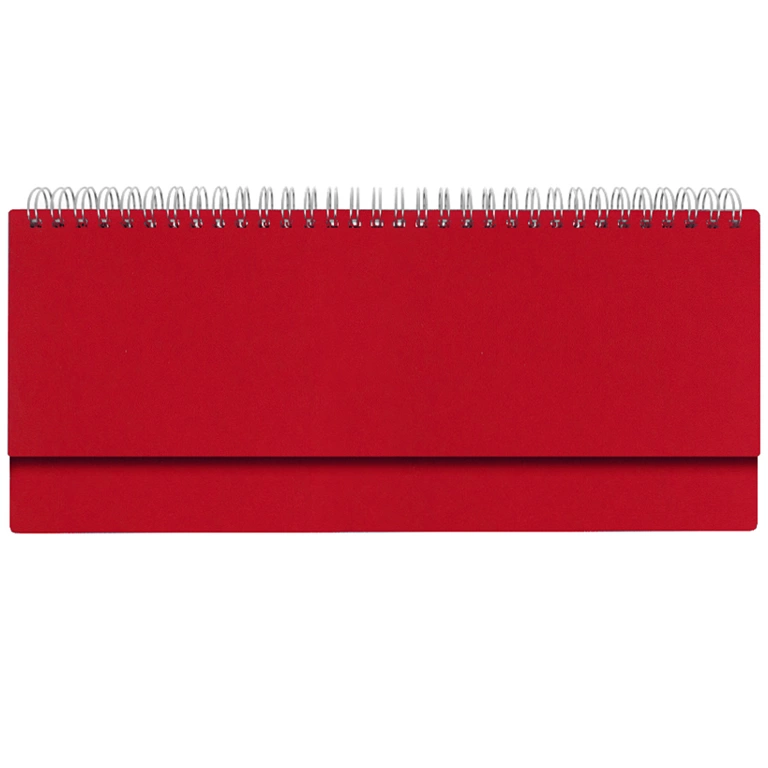 Планинг Alfa Soft 325*130 мм, красный, недатированный, в твердой обложке фото 1