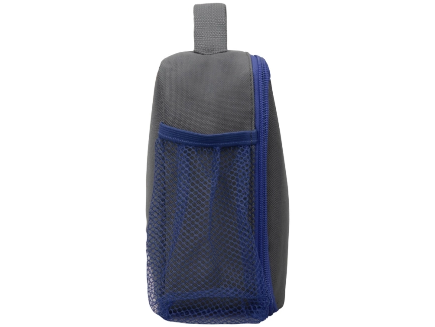 Изотермическая сумка-холодильник Breeze для ланч-бокса, серый/синий фото 6