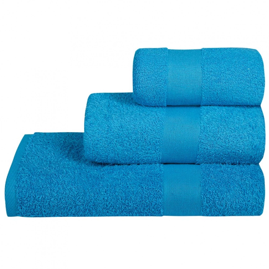 Полотенце махровое Soft Me Medium, бирюзовое фото 2