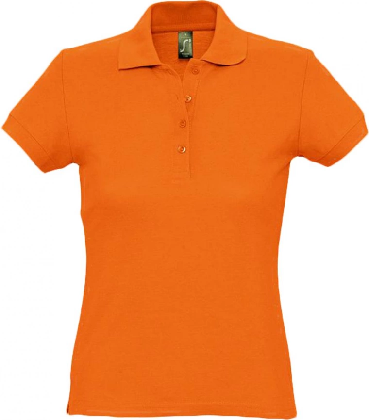 Рубашка поло женская Passion 170 оранжевая, размер S фото 1