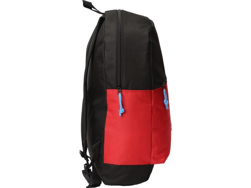 Рюкзак Chap с люверсом из полиэстера (600D), черный/красный фото 10