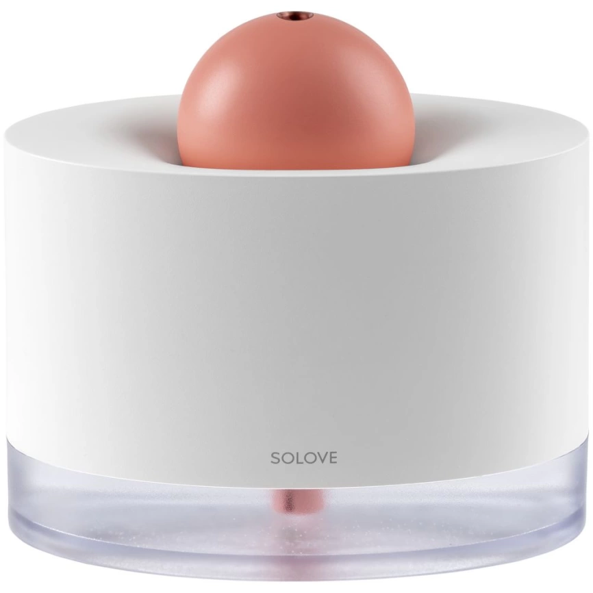 Увлажнитель воздуха H5, белый с коралловым фото 2