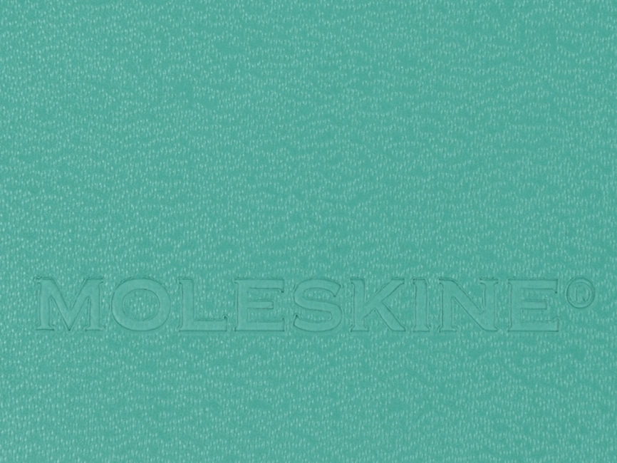 Записная книжка Moleskine Classic (в линейку) в твердой обложке, Large (13х21см), морская волна фото 7