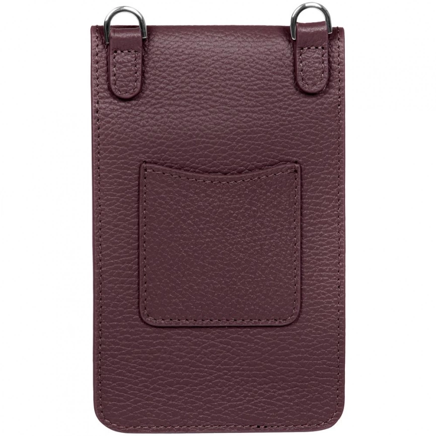 Сумка через плечо Segreto, бордовая фото 4