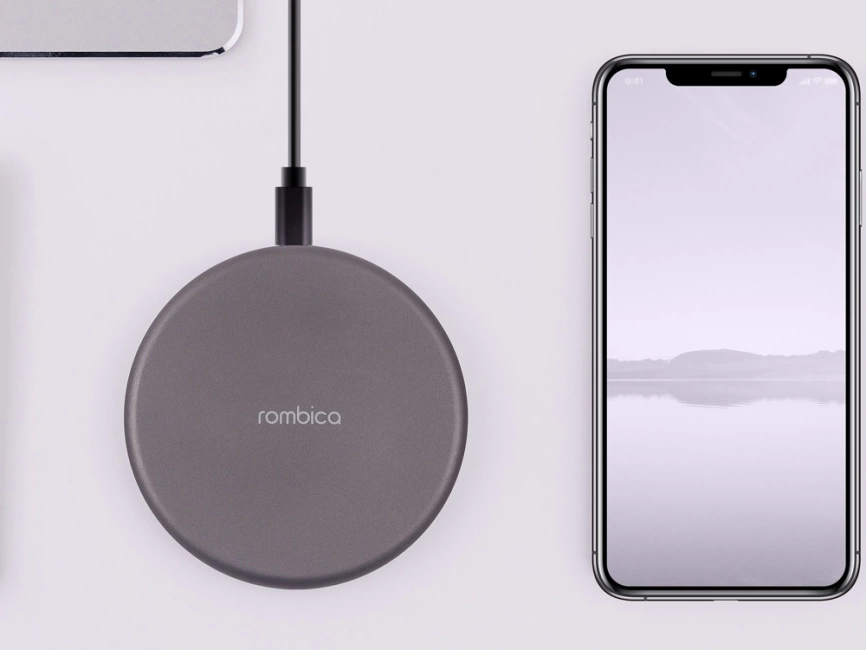 Беспроводное зарядное устройство Rombica NEO Q1 Quick, серый фото 6