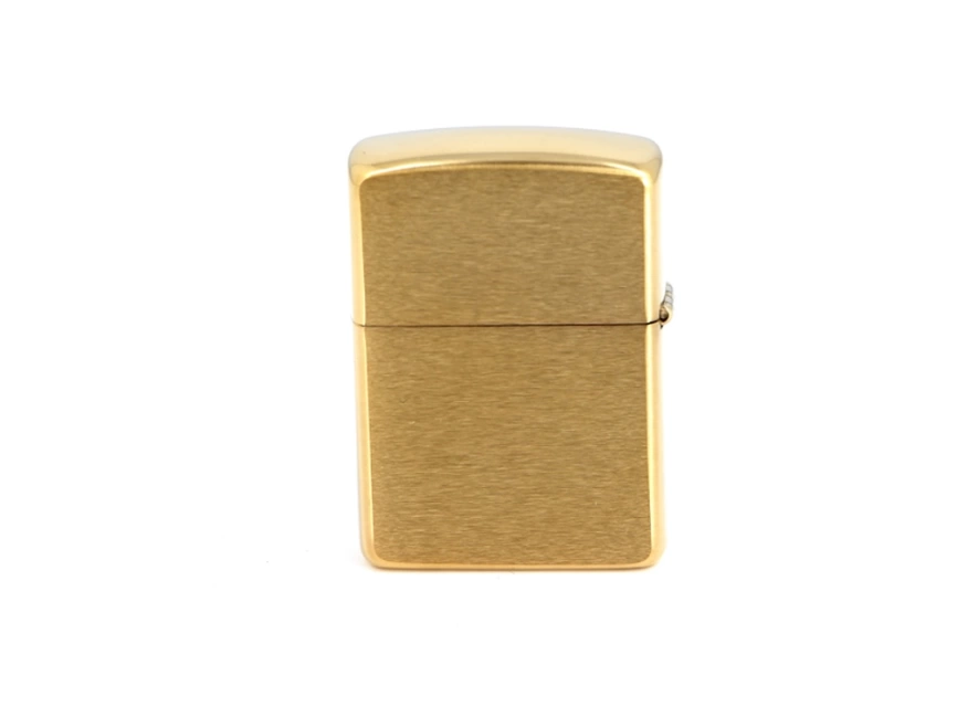 Зажигалка ZIPPO Armor™ с покрытием Brushed Brass, латунь/сталь, золотистая, матовая, 38x13x57 мм фото 2