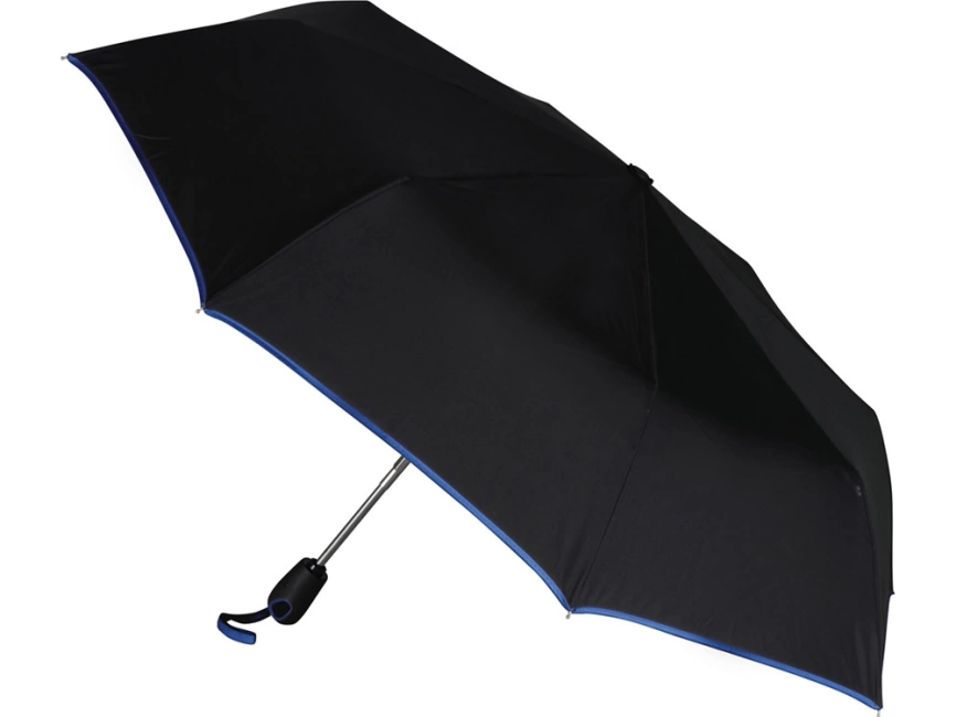 Зонт складной Уоки, черный/синий (Р) фото 2