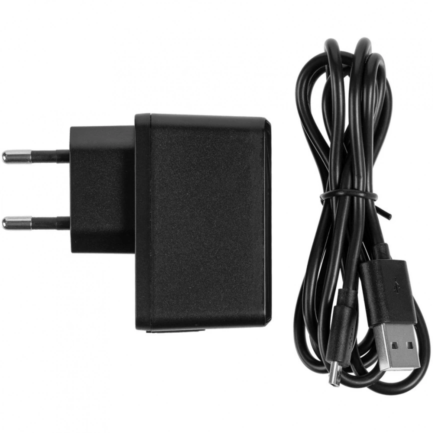 Настольная лампа с беспроводной зарядкой Power Spot, черная фото 7