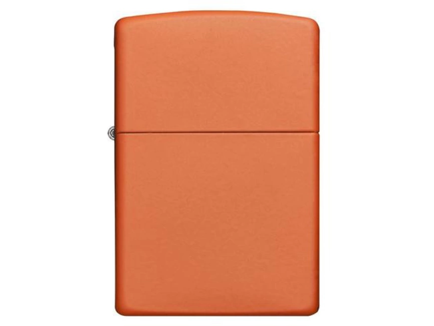 Зажигалка ZIPPO Classic с покрытием Orange Matte, латунь/сталь, оранжевая, матовая, 38x13x57 мм фото 2