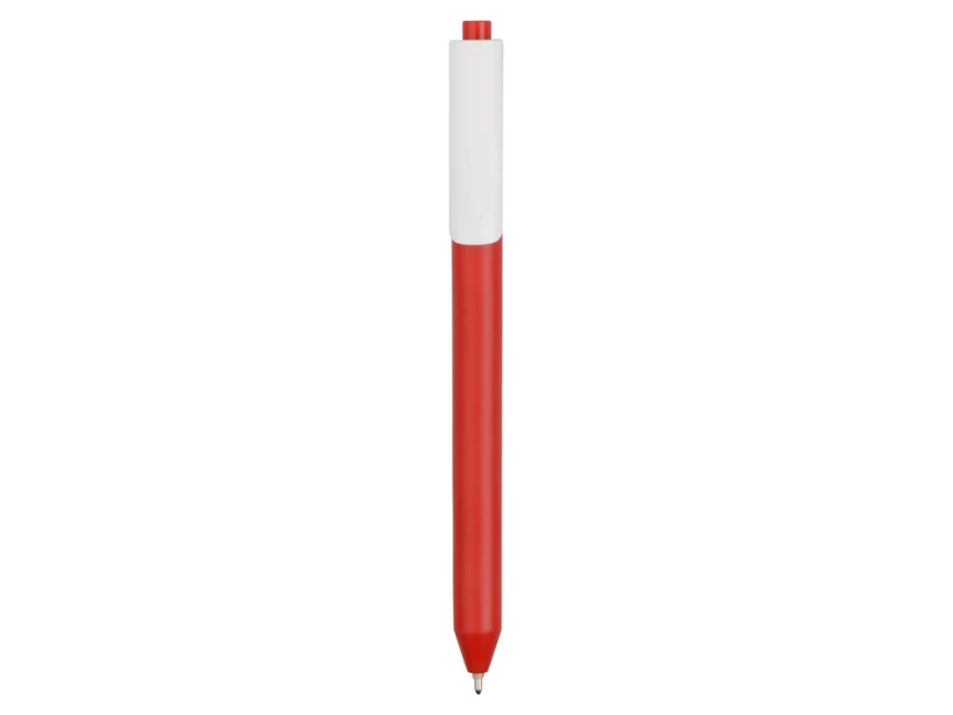 Ручка шариковая Pigra модель P03 PMM, красный/белый фото 2
