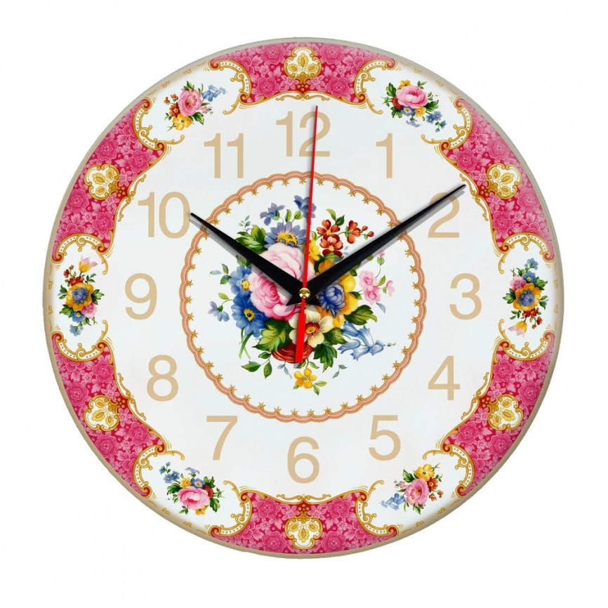 Часы настенные стеклянные Time Wheel фото 2