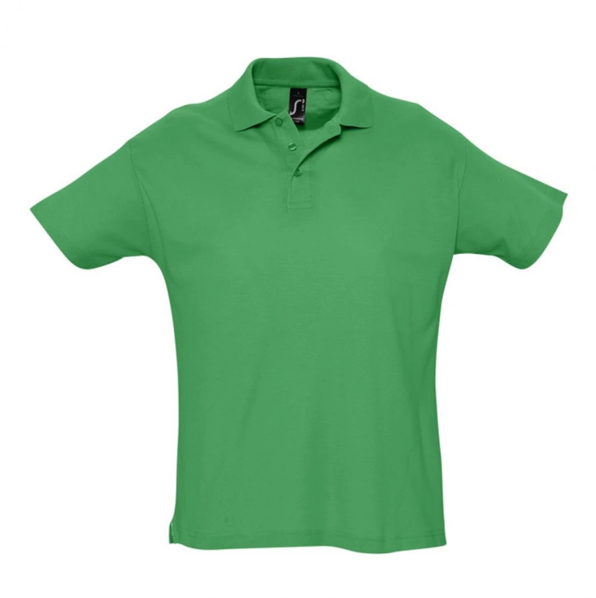 Рубашка поло мужская Summer 170 ярко-зеленая, размер M фото 1