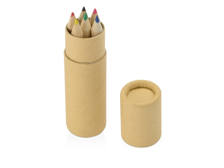 Цветные карандаши в тубусе фото 1