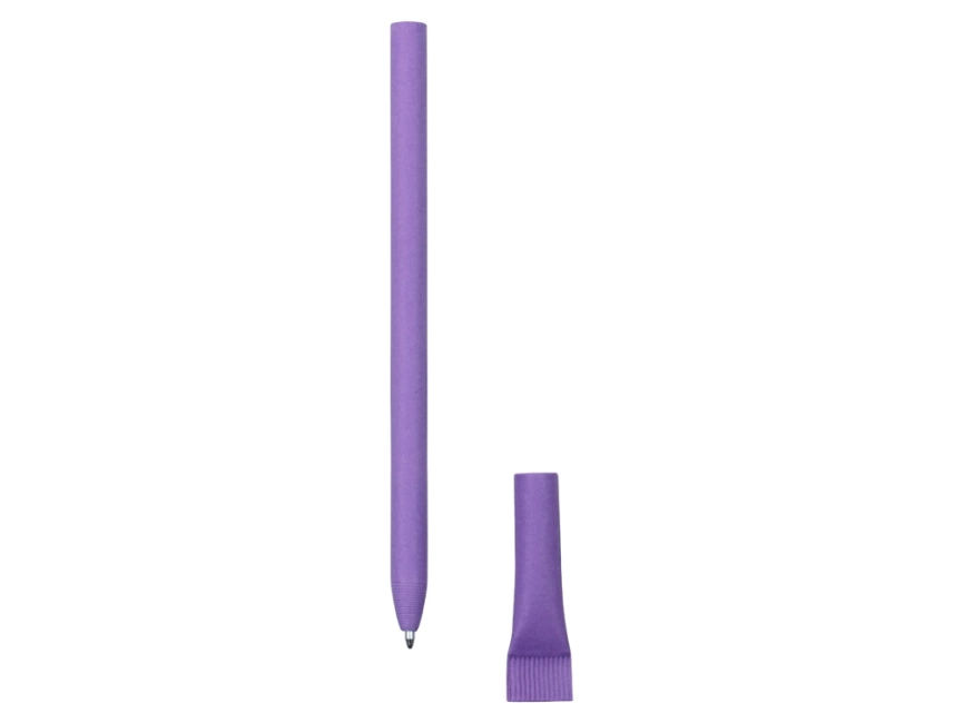 Ручка картонная с колпачком Recycled, фиолетовый фото 2