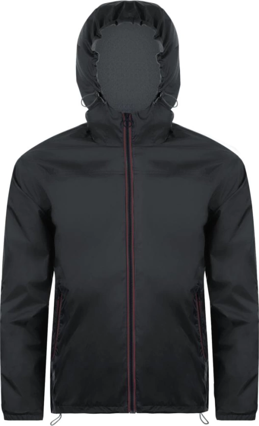 Ветровка Skate черная с серым, размер XXL фото 1