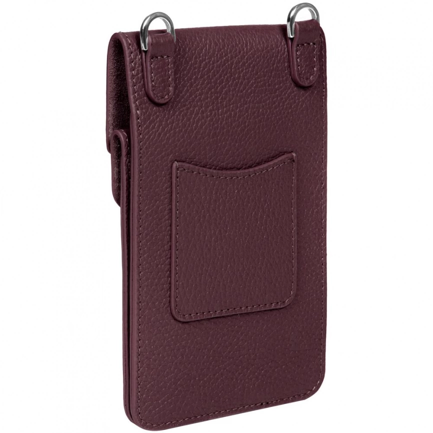 Сумка через плечо Segreto, бордовая фото 3