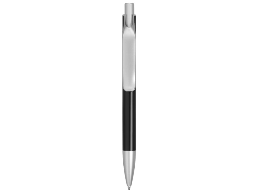 Ручка металлическая шариковая Large, черный/серебристый фото 2