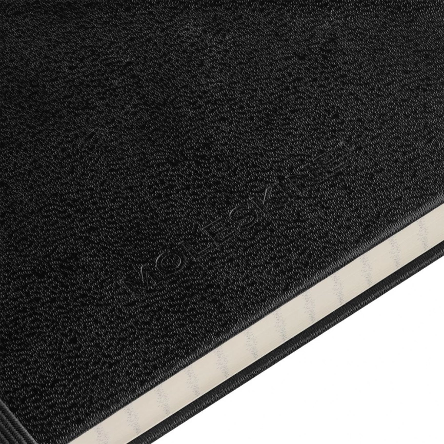 Записная книжка Moleskine Classic Large, в клетку, черная фото 9