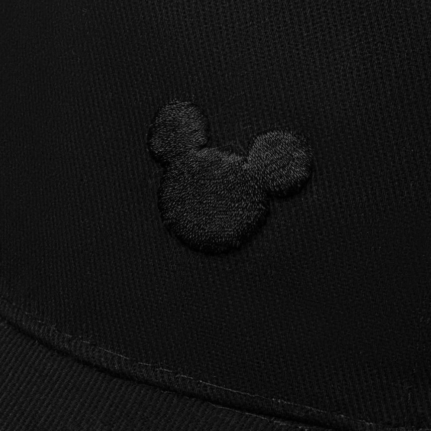 Бейсболка с объемной вышивкой Mickey Mouse, черная фото 4