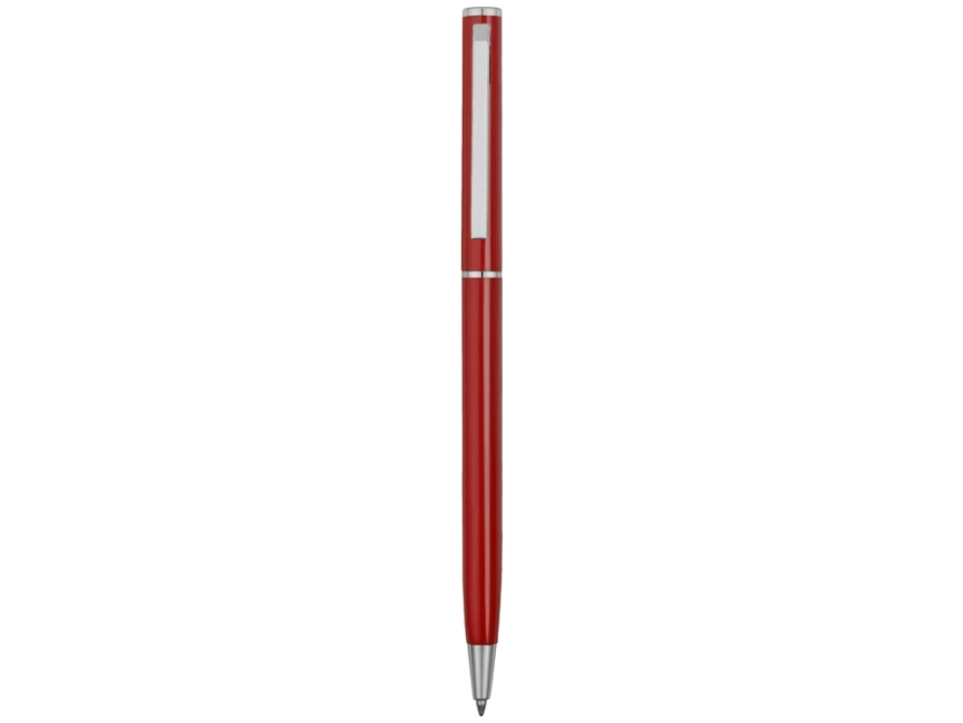 Ручка металлическая шариковая Атриум, красный фото 2