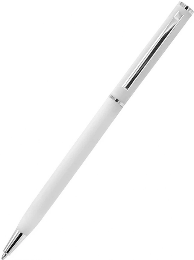 Ручка шариковая металлическая Tinny Soft, белая фото 2