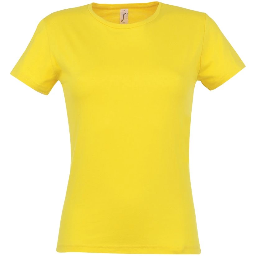 Футболка женская Miss 150 желтая, размер XL фото 1