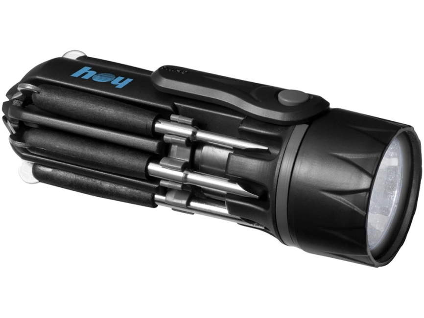 Фонарик с отвертками Spidey 8 в 1, черный фото 5