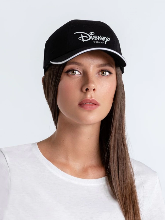 Бейсболка Disney, черная с белым фото 2