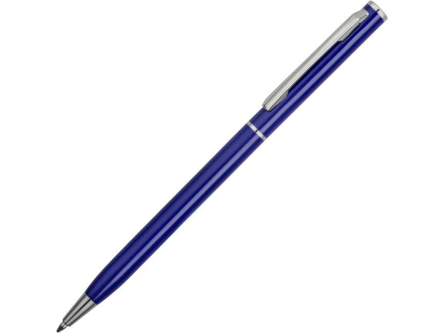 Ручка металлическая шариковая Атриум, ярко-синий фото 1