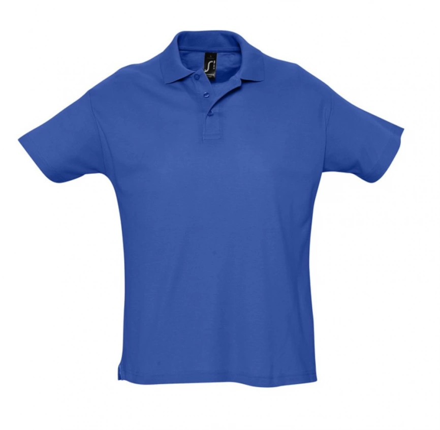 Рубашка поло мужская Summer 170 ярко-синяя, размер XS фото 1