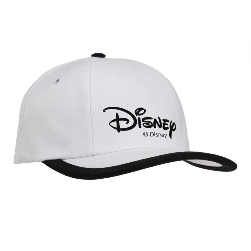 Бейсболка Disney, белая с черным кантом фото 1