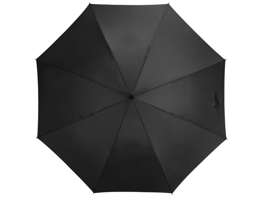 Зонт-трость Bergen, полуавтомат, черный фото 4