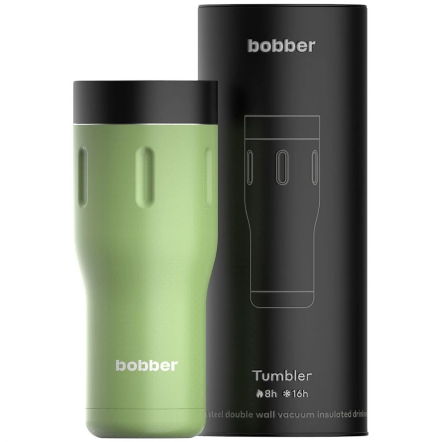 Термостакан Bobber Tumbler 470, вакуумный, зеленый фото 2