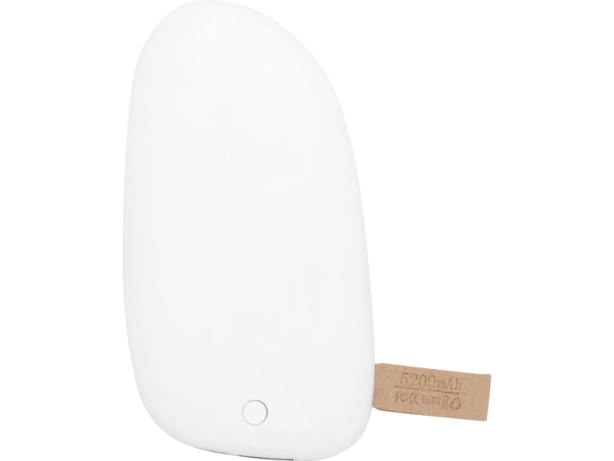 Универсальное зарядное устройство power bank в форме камня. 5200MAH. white фото 3