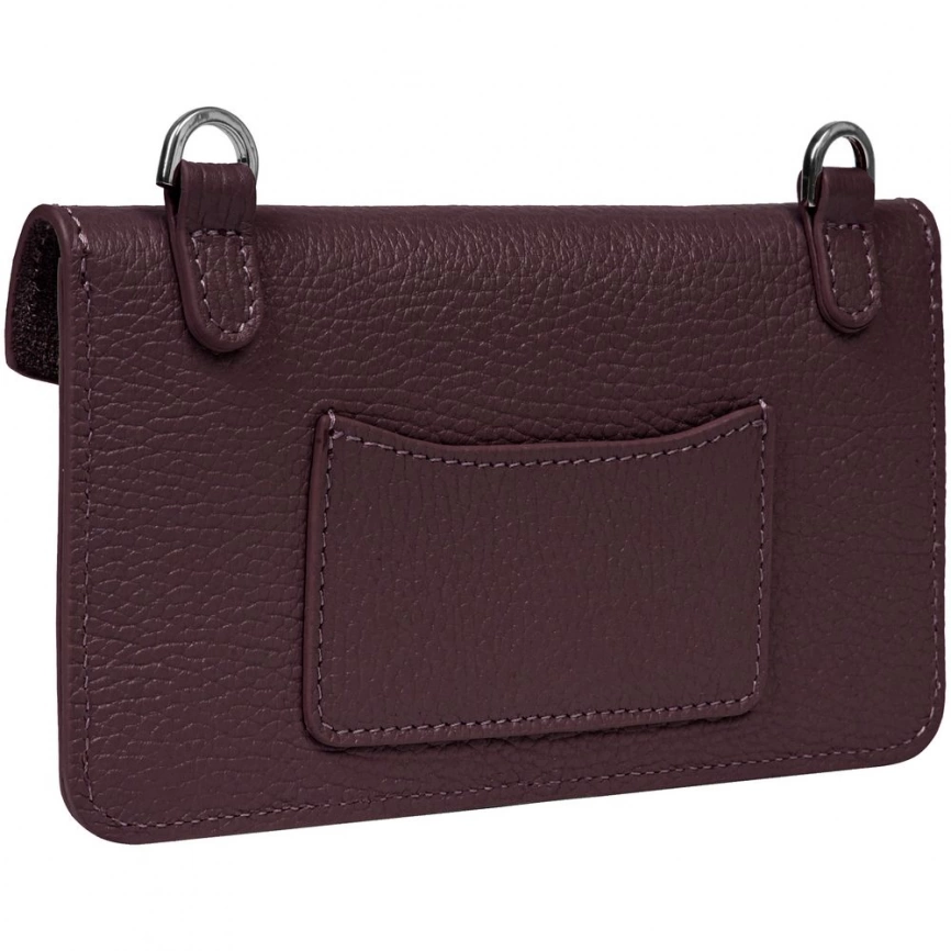 Сумка через плечо Busta, бордовая фото 3