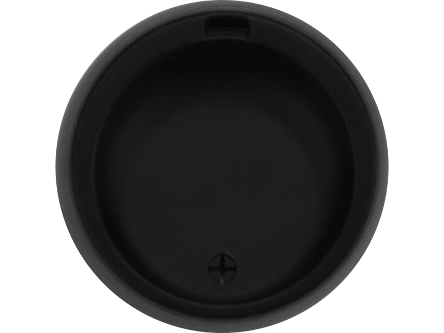 Стеклянный стакан Monday с силиконовой крышкой и манжетой, 350мл, черный фото 4