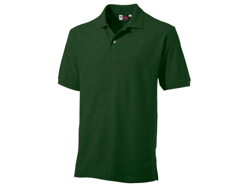 Рубашка поло Boston мужская, бутылочный зеленый фото 1
